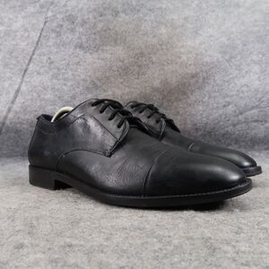 Cole Haan Shoes Men 8.5 Oxford Classic Professional Formal Leather Cap Toe Black